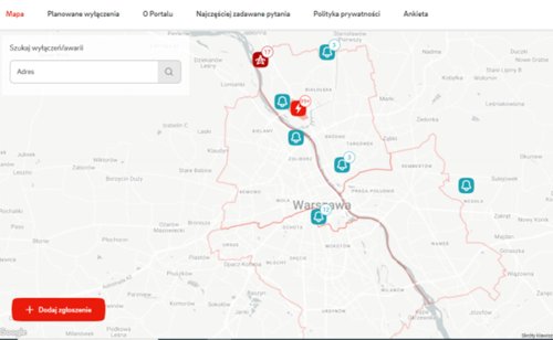 Portal, gdzie można sprawdzić planowane wyłączenia i awarie elektryczne